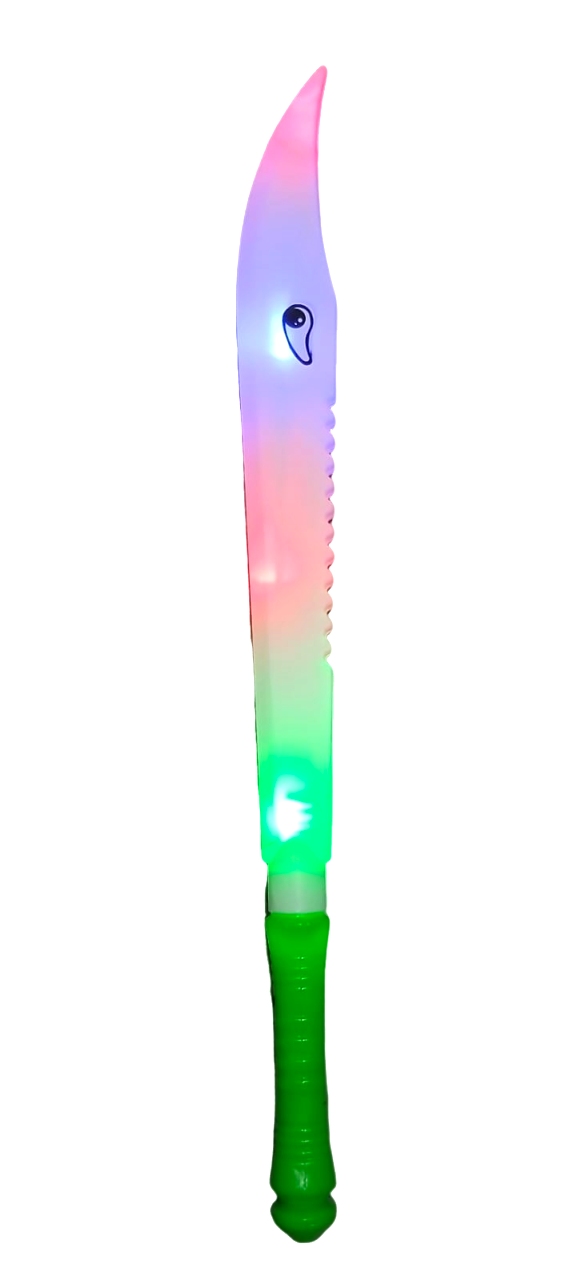 ESPADA TUBARAO C/LUZ A BATERIA 46CM 